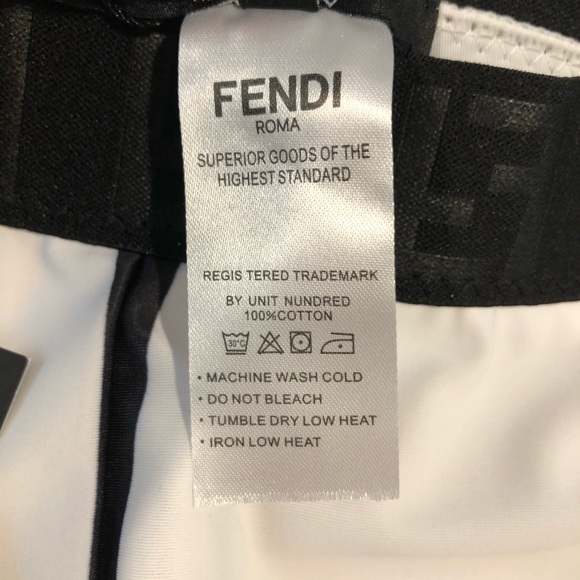 Fendi Roma Joshua Vides Tech Fabric Leggings XL - Picture 6 of 11